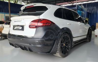 Porsche Cayenne 958 Lumma style wide bodykit - Rear