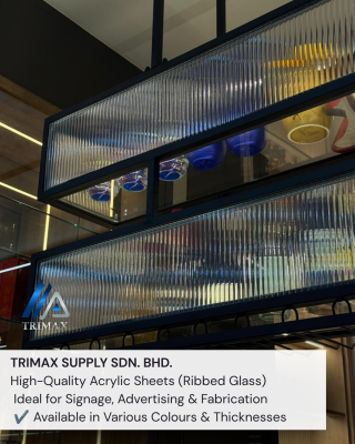 Acrylic Sheet (Ribbed Glass)