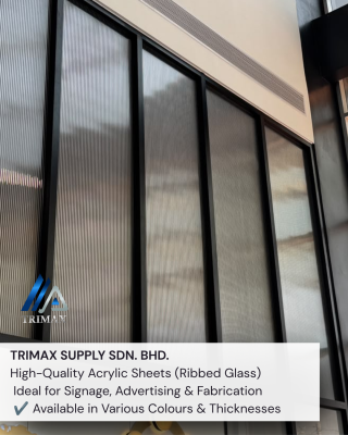 Acrylic Sheet (Ribbed Glass)