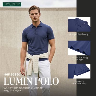 Elevate your everyday style with the Lumin Polo ( NHP95650 )