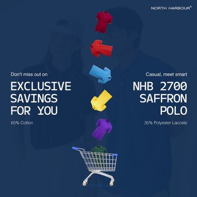 Upgrade your everyday look with The Saffron Polo NHB 2700