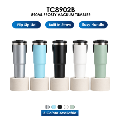 TC8902B 890ml Frosty Vacuum Tumbler Printing Malaysia