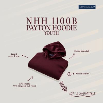 NHH 1100B Payton Youth Hoodie Printing Malaysia