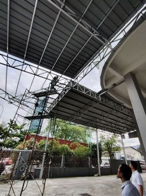 UNIVERSAL TRAVELLER FACTORY EXTENSION METAL DECK AWNING ( FRONTAGE PARKING )