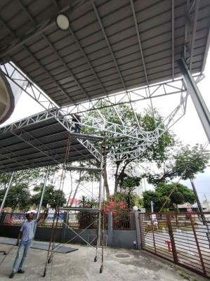 UNIVERSAL TRAVELLER FACTORY EXTENSION METAL DECK AWNING ( FRONTAGE PARKING )
