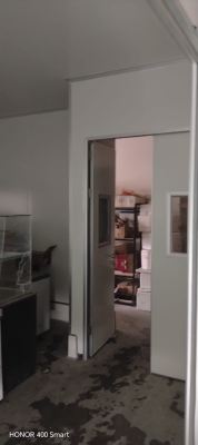 Processing Room And Office Door With Door Leaf