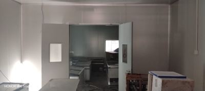 Processing Room And Office Door With Door Leaf