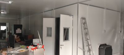 Processing Room And Office Door With Door Leaf