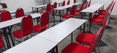 Supply, Delivery & Installation of Banquet Chairs and Foldable Tables for Training Room at Bandar Puchong Jaya, Puchong, Selangor