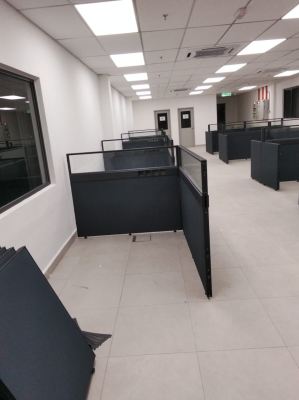 Supply & Installation of Partition Workstations, Office Furniture, Cabinets and Chairs at Bandar Bukit Beruntung, Rawang, Selangor