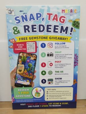 Print Foamboard For Event Promotion At Bandar Utama, Selangor | Campaign Display | Information Board | Shopping Mall Display | Exhibition Booth | Roadshow | Registration Signage | Promotional Display