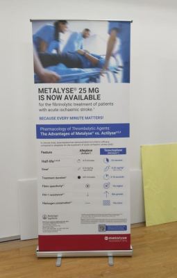 Print Roll Up Bunting Stand For Healthcare Promotion At KL | Material: Synthetic Paper | Health Awareness Campaign | Medical Information | Clinic Promotion | Hospital Display | Product Information