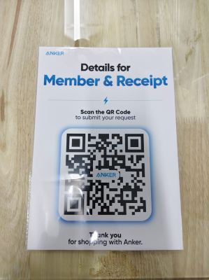 Print QR Sticker for Retail Store At IOI City Mall | QR Code Sticker | QR Display | Shop Display | Sticker Printing | Retail Display |