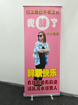 Print Roll Up Stand For Farewell Party At Kepong, KL | Custom Roll Up Banner | Funny Roll Up | Viral Party | Party Display | Photo Booth Backdrop