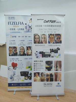 Print Roll Up Stand For Product Information At Puchong, Selangor | Product Showcase | Display Stand | Retail Display | Product Display banner 