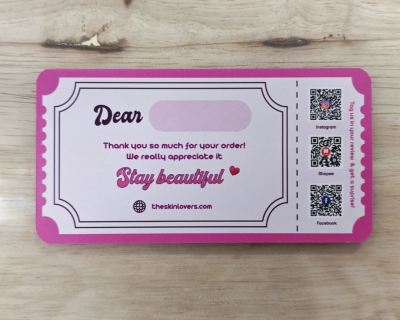 Print Package Insert Card For Retail At Puchong, Selangor | Thank You Card | Customer Experience | Shopee Seller | Online Business | Small Business