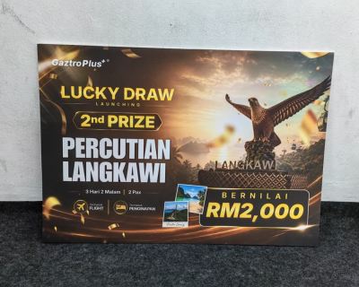 Print Foam Board For Event Display At PJ, Selangor | Lucky Draw Board | Retail Store Display | Shopping Mall Promotion | Marketing Display | Display Printing