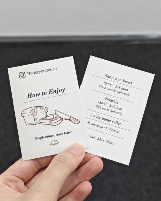 Print Instruction Card For Online Shop At Setapak, KL | Care Card | Thank You Card | Custom Card Printing | Packaging Insert | Branding Materials | Packaging Solutions 