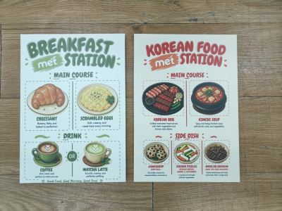 Print Menu Board for Restaurant at Kepong, KL | Restaurant Menu Display | Cafe Menu Board | Food Display Board |  F&B Printing 