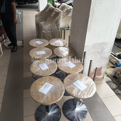 SIF Designer Coffee Table & Bar Chair Setup for Showroom in Kuchai Lama
