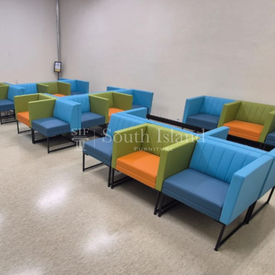 Modern Visitor Chair Setup for Reception Area in Industrial Park, Perak