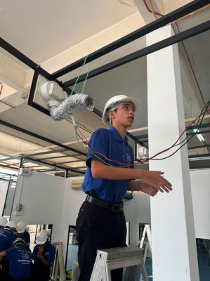 Hands-on practical session on exhaust fan installation