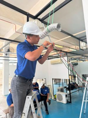 Hands-on practical session on exhaust fan installation