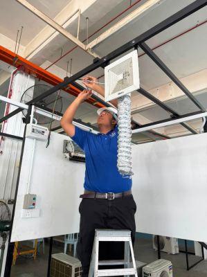 Hands-on practical session on exhaust fan installation