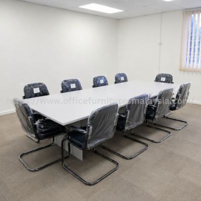 10 ft Office Conference Meeting Room Table with Office Budget Chair Bandar Botanik, 41200 Klang, Selangor.jpg
