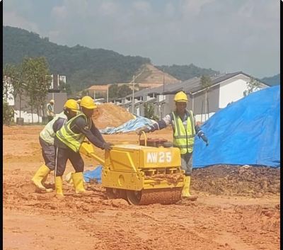 One Ton Roller For Rent 