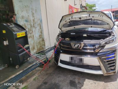 Toyota vellfire agh 30 aircond no cold