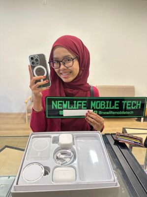 Happy Customer Newlife Mobile Tech Bangi