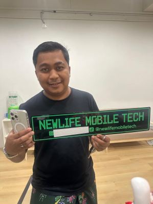 Happy Customer Newlife Mobile Tech Bangi