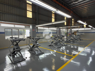 Car Service Center Epoxy Flooring in Selangor