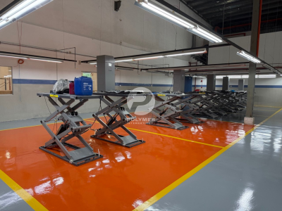 Car Service Center Epoxy Flooring in Selangor