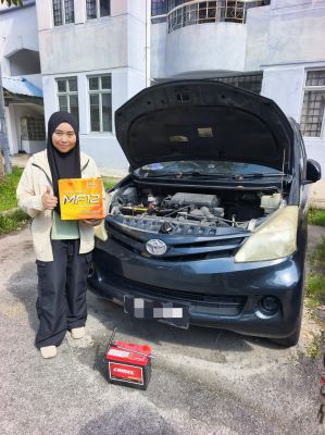 Bateri Toyota Avanza NS60ST Century MF12 Car Battery In Delivery Putra Perdana Puchong
