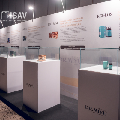 Product Wall with Display Rack