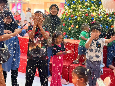 Snow Fall @ Aman Central 2025