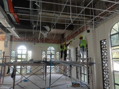 Plaster ceiling work and Ducting work ��KWSP Melaka��