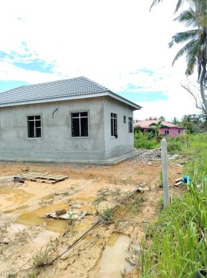 Kemajuan Pembinaan Rumah Banglo Setingkat ��Telok Gong Melaka��