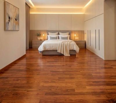 Merbau Wood Flooring and Staircase