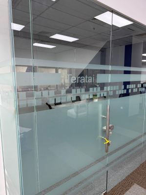 Frosted Film With Wording Cuttting