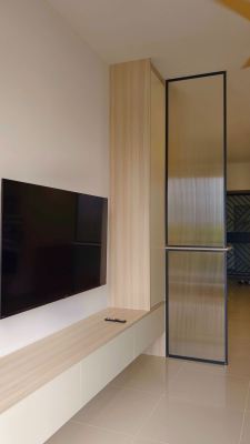 Living Room TV Console & Feature Divider