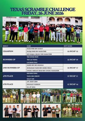 Texas Scramble Challenge 26 June 2026