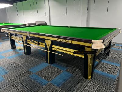 Installation of 12ft Snooker Table