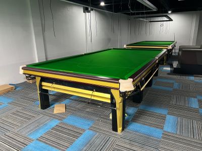 Installation of 12ft Snooker Table
