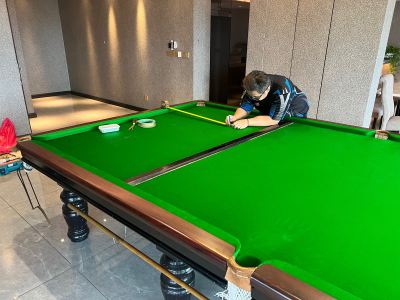 Change PNS 720 New Cloth of 12ft Snooker Table