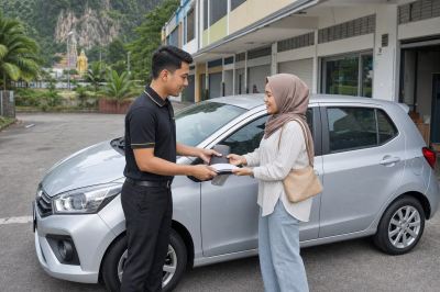 Illustrative Service Scene: Batu Caves Car Handover
