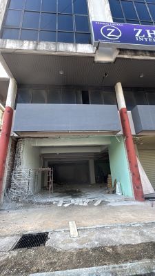 Breaking wall at Taman Maluri