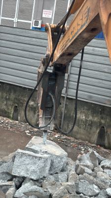 Break concrete at Beranang